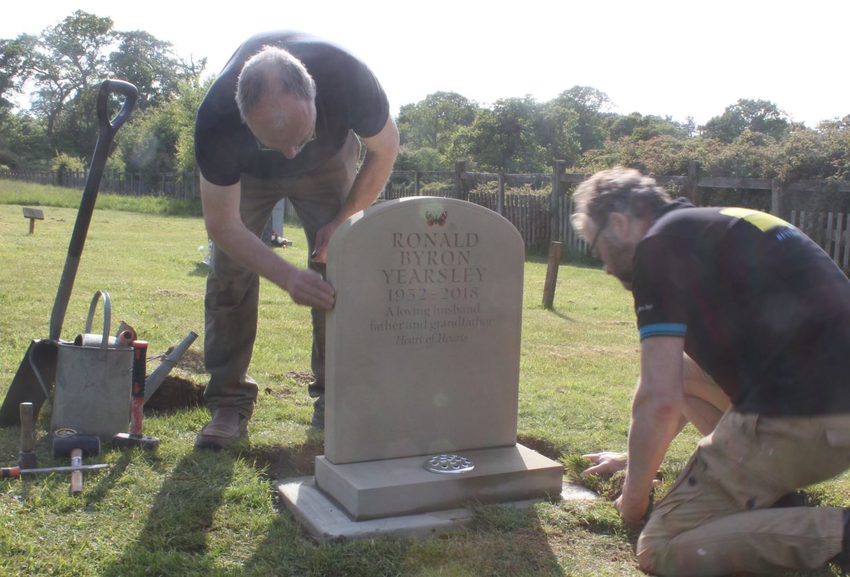 Process Dover Headstones